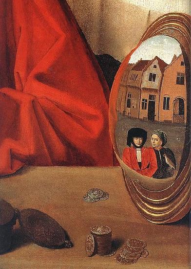 Petrus Christus St Eligius in His Workshop oil painting picture